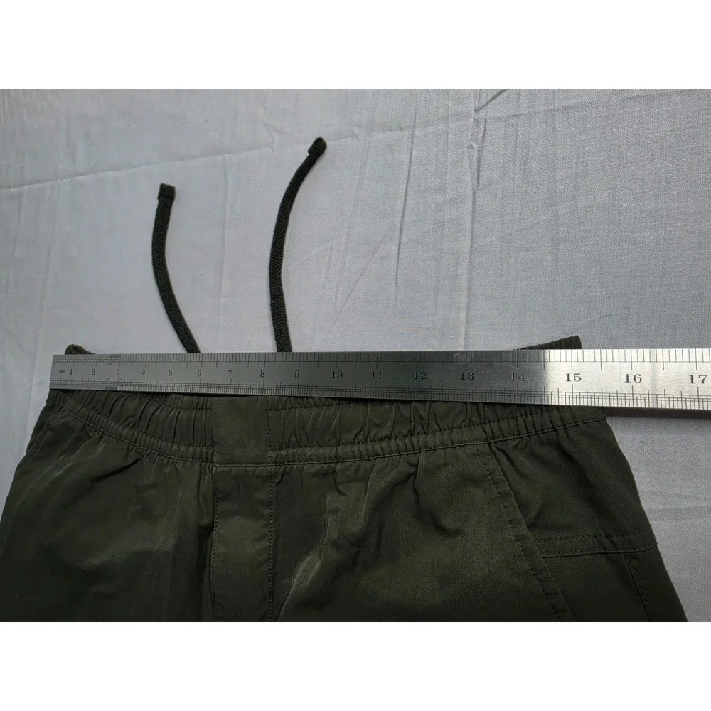 Nike Utility Cargo Pants Men's Large Olive Green Cotton Tapered Leg Athletic